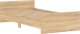 vidaXL Rama łóżka, dąb sonoma, 90x200 cm, materiał drewnopochodny 3