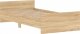 vidaXL Rama łóżka, dąb sonoma, 100x200 cm, materiał drewnopochodny 3
