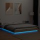 vidaXL vidaXL Rama łóżka z LED, dąb sonoma, 150x200 cm 3