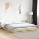 vidaXL vidaXL Rama łóżka z LED, dąb sonoma, 150x200 cm 4
