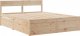 vidaXL vidaXL Rama łóżka z szufladami, 150x200 cm, sosnowa 1
