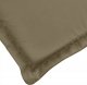 vidaXL Poduszka na leżak, melanż taupe, (75+105)x50x3 cm, tkanina 6