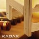 Kadax KADAX Stojak Regał Na Wino 20 Butelek Drewniany 5