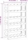 vidaXL vidaXL Stojak na 30 butelek wina, czarny, lite drewno sosnowe 7