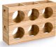 Zeller Stojak na 6 butelek, drewno, 38 x 11,6 x 27 cm 1