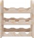 vidaXL vidaXL Stojak na wino, 33x25x37 cm, lite drewno sosnowe 4