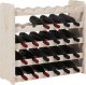 vidaXL vidaXL Stojak na wino, 67,5x25x60 cm, lite drewno sosnowe 4