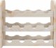 vidaXL vidaXL Stojak na wino, 43x25x37 cm, lite drewno sosnowe 4