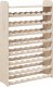 vidaXL Stojak na wino, z górną półką, 72,5x25x111,5 cm, drewno sosnowe 1