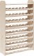 vidaXL Stojak na wino, z górną półką, 72,5x25x111,5 cm, drewno sosnowe 6