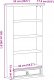 vidaXL Szafka na płyty CD Corona, 52x17,5x103 cm, lite drewno sosnowe 8
