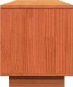 vidaXL Szafka RTV, woskowy brąz, 140x35x40 cm, lite drewno sosnowe 7