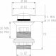 Invena KOREK CLICK-CLACK, MOSIEZNY, UNIWERSALNY, DUZY GRZYBEK CHROM 5