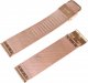 Diloy Bransoleta stalowa do zegarka Diloy MESH05-22-FR 22 mm różowe złoto 2