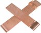 Diloy Bransoleta stalowa do zegarka Diloy MESH05-22-FR 22 mm różowe złoto 3