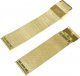Diloy Bransoleta stalowa do zegarka Diloy MESH05-24-FB 24 mm złota 2