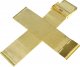 Diloy Bransoleta stalowa do zegarka Diloy MESH05-24-FB 24 mm złota 3
