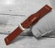 JVD Skórzany pasek do zegarka 22 mm R41103-22 brązowy 3