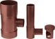 Bradas Zbieracz / łapacz wody deszczowej z zaworem - 100mm / BRĄZOWY IBCLZ1-100-BR Bradas 14