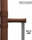 Bradas Zbieracz / łapacz wody deszczowej z zaworem - 100mm / BRĄZOWY IBCLZ1-100-BR Bradas 2