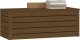 Skrzynia ogrodowa vidaXL Skrzynia do przechowywania, brązowa 89x36,5x33 cm, lita sosna 4