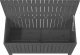 Skrzynia ogrodowa vidaXL vidaXL Skrzynia ogrodowa, szara, 115x49x60 cm, lite drewno sosnowe 7