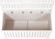 Skrzynia ogrodowa vidaXL vidaXL Skrzynia ogrodowa, biała, 115x49x60 cm, lite drewno sosnowe 7