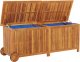 Skrzynia ogrodowa vidaXL Skrzynia ogrodowa na kółkach, 150x50x58cm, lite drewno akacjowe 3