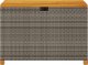 Skrzynia ogrodowa vidaXL Skrzynia ogrodowa, szara, 110x55x63 cm, polirattan i akacja 4