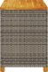 Skrzynia ogrodowa vidaXL Skrzynia ogrodowa, szara, 110x55x63 cm, polirattan i akacja 5