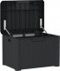 Skrzynia ogrodowa vidaXL Skrzynia ogrodowa, antracytowa, 125 L, PP 5