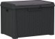 Skrzynia ogrodowa vidaXL Skrzynia ogrodowa z poduszką na siedzisku, antracyt, 125 L, PP 2