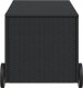Skrzynia ogrodowa vidaXL Skrzynia ogrodowa z kółkami, czarna, 190 L, polirattan 5