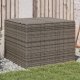 Skrzynia ogrodowa vidaXL Skrzynia ogrodowa, szara, 291 L, polirattan 1