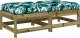vidaXL Podnóżki ogrodowe z poduszkami, 2 szt., impregnowana sosna 2