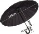 Verk Duży parasol parasolka czarna wytrzymała elegancka Duży parasol parasolka czarna wytrzymała elegancka 1