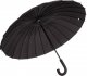 Verk Duży parasol parasolka czarna wytrzymała elegancka Duży parasol parasolka czarna wytrzymała elegancka 5