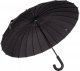 Verk Duży parasol parasolka czarna wytrzymała elegancka Duży parasol parasolka czarna wytrzymała elegancka 9