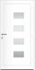 vidaXL Drzwi wejściowe, białe, 110x210 cm, aluminium i PVC 4