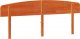vidaXL Wezgłowie do łóżka, woskowy brąz, 200 cm, lite drewno sosnowe 6