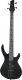vidaXL Gitara basowa dla początkujących, z torbą, czarna, 4/4, 46" 2