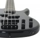 vidaXL Gitara basowa dla początkujących, z torbą, czarna, 4/4, 46" 6
