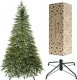 Springos Choinka sztuczna 220 cm premium świerk kaukaski PE UNIWERSALNY 1