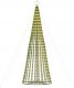 vidaXL Stożkowa choinka z lampek, 688 ciepłych białych LED, 300 cm 3