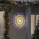 vidaXL Ozdoby świąteczne ze 140 lampkami LED, 8 szt., kolorowe, 17 cm 1