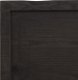 vidaXL Blat do łazienki, ciemnobrązowy, 140x30x(2-6) cm, lite drewno 5