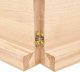 vidaXL Blat do łazienki, 120x40x(2-6) cm, surowe, lite drewno 3