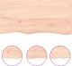 vidaXL Blat do łazienki, 120x40x(2-6) cm, surowe, lite drewno 5