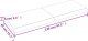 vidaXL Blat do łazienki, 120x40x(2-6) cm, surowe, lite drewno 8