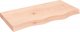 vidaXL Blat do łazienki, 80x40x(2-6) cm, surowe, lite drewno 2